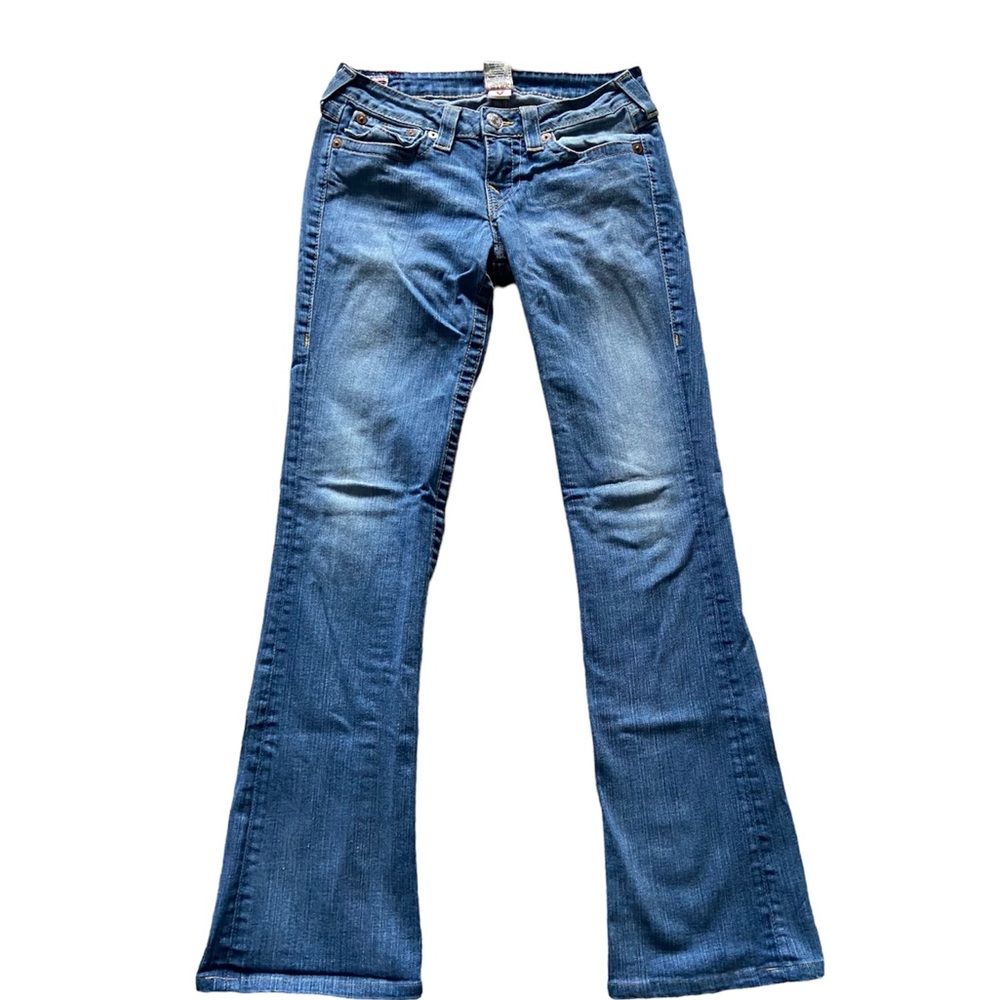 low waisted true religion denim jeans